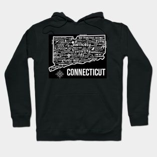 Connecticut Map Hoodie